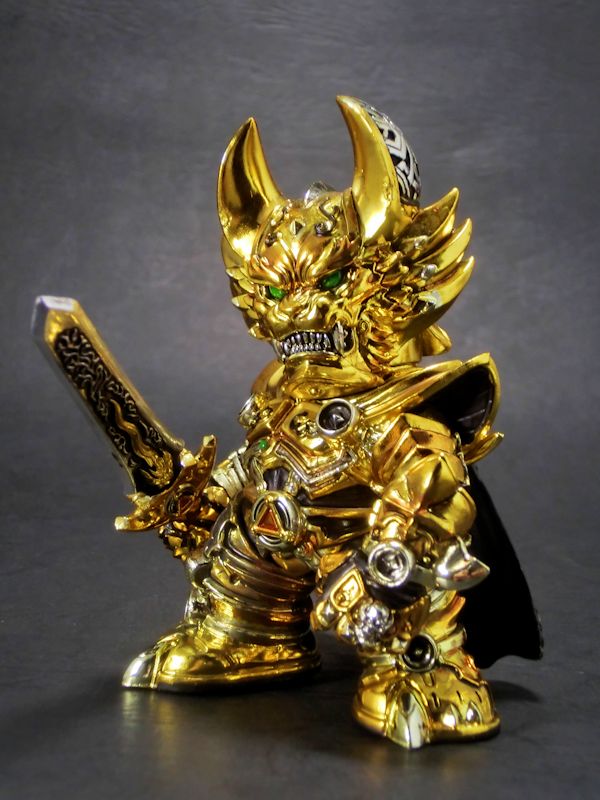 玩栗犬と、デフォルメ魔戒コレクションシリーズ ガロ＆ゼロ メッキver