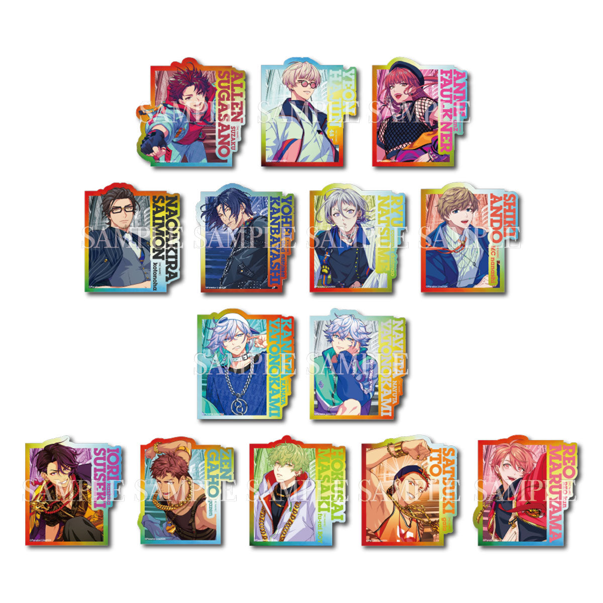 Paradox Live -Battle of Unity- ホログラムステッカー Ver.1