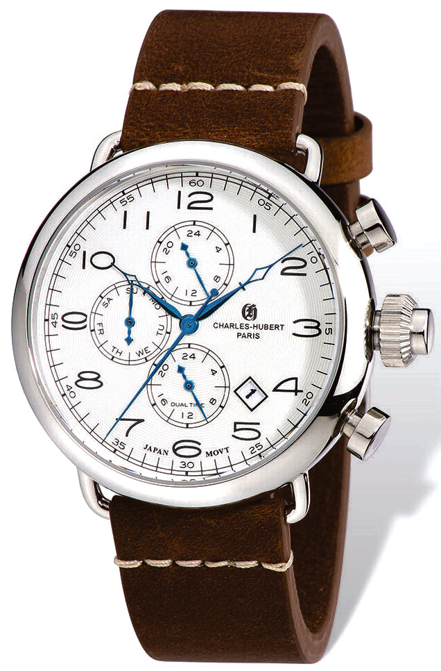 Charles-Hubert Paris Dual Time, ZULU Time Pilot's Watch XWA4789