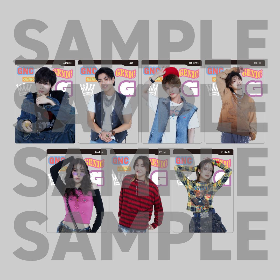 クリアトレーディングカード (全14種類ランダム) – GENIC STORE