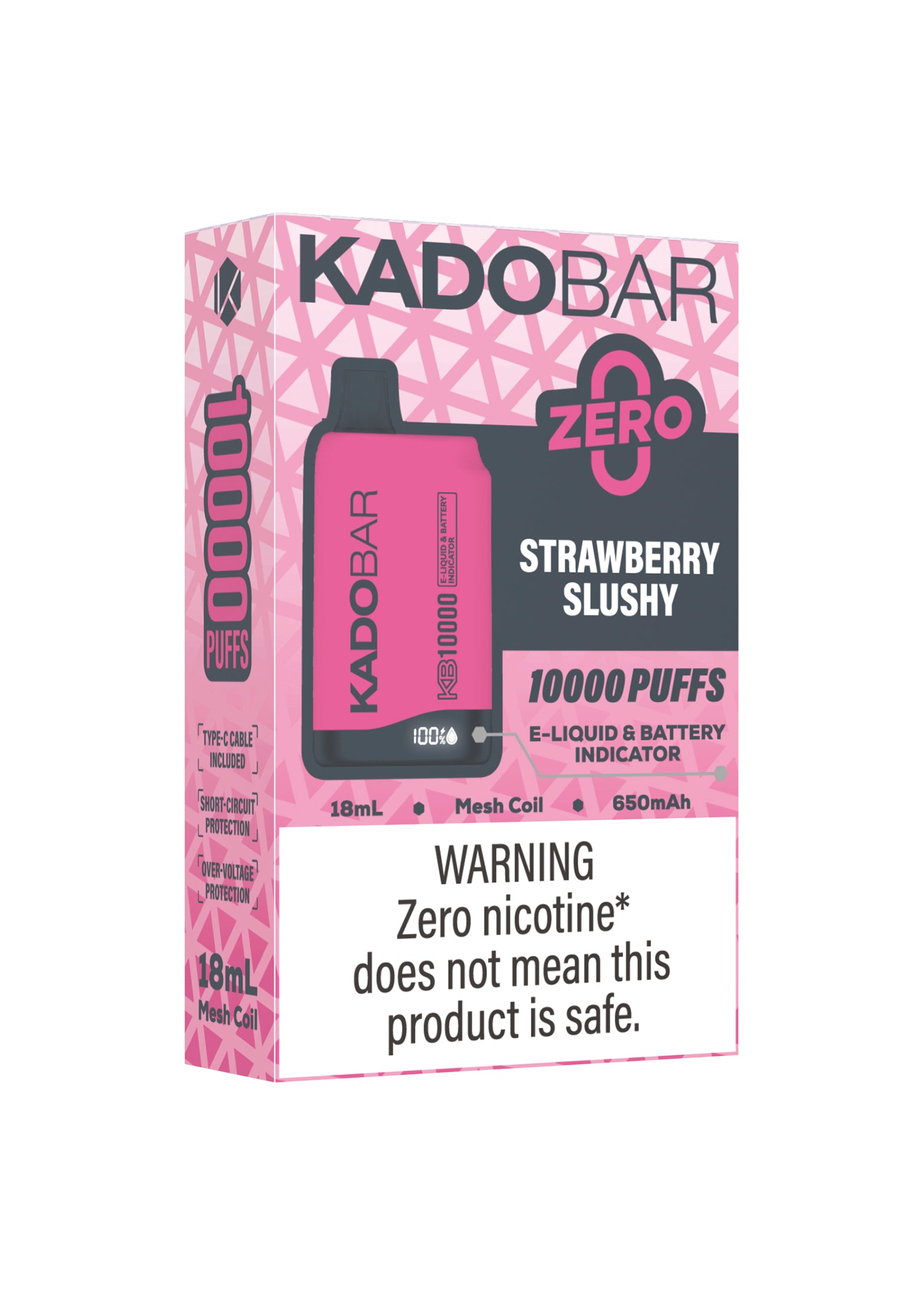 Kado Bar KB10000 ZERO Strawberry Slushy 0% | GetPop