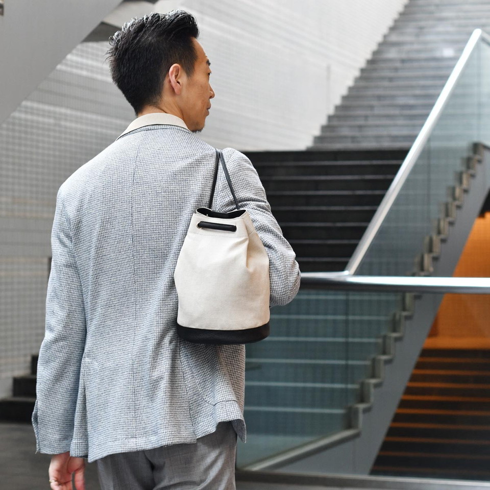 CISEI【チセイ/シセイ】別注ミニプールバッグ 1255 BG VARI キャンバス