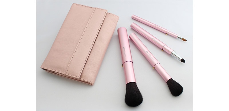 ブラシセット スライド式ブラシ4本セット(ピンク)[KP-SET-P]｜Mizuho