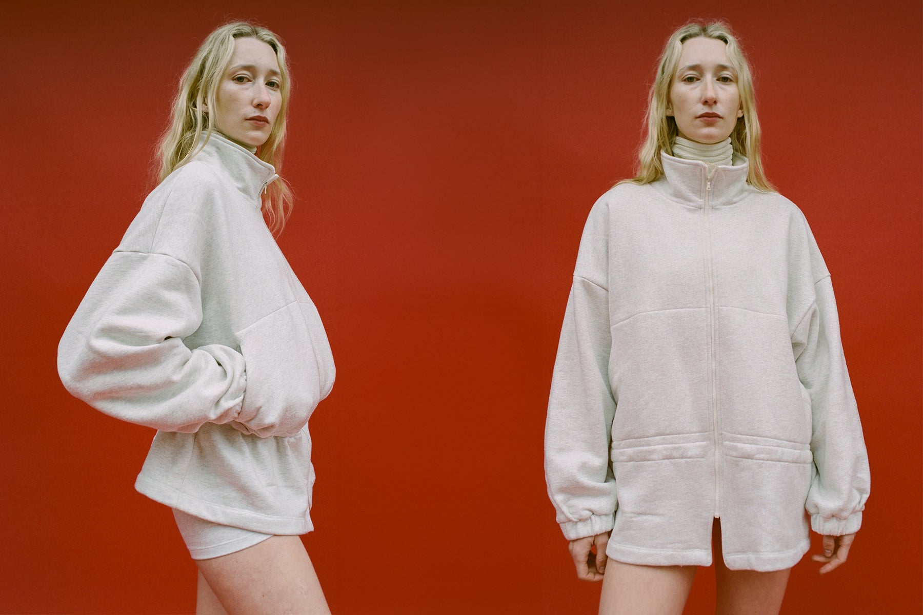 Fleece City Jacket - Ash Grey | GIL RODRIGUEZ