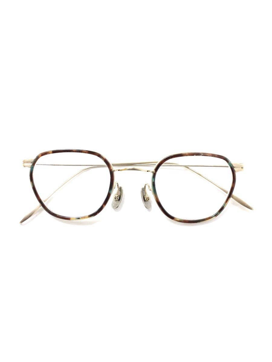 金子眼鏡 KM-17 メガネ ブラウン メタルフレーム ボストン べっ甲柄