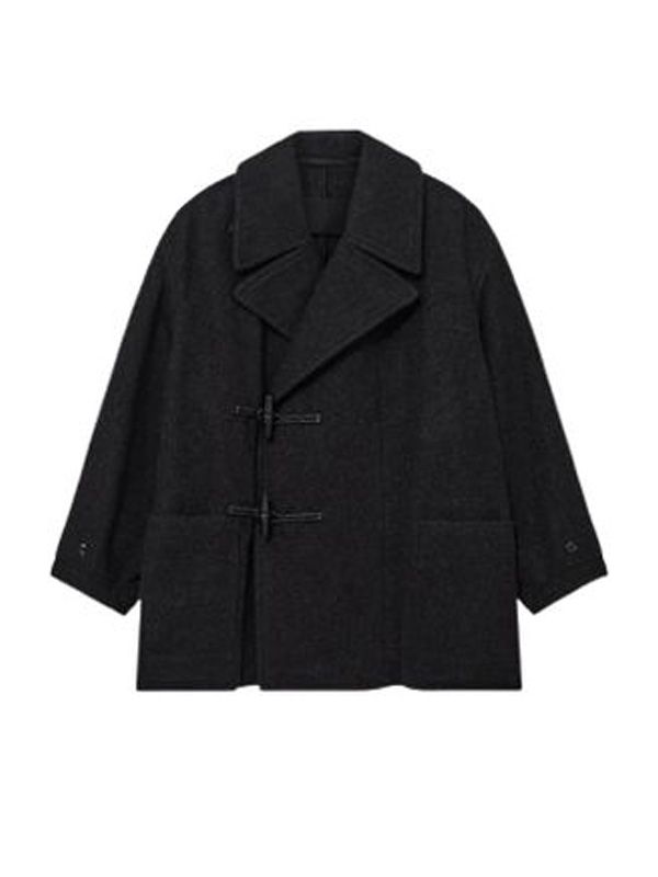 LEMAIRE アルパカウール ショートダッフルコート | jentestore
