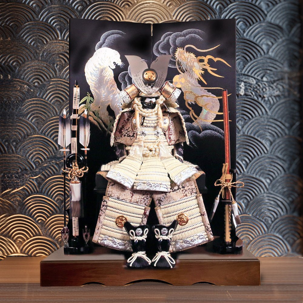 85cm Wide | Suiho's No. 12 Armor, Warrior Tokugawa Ieyasu | White