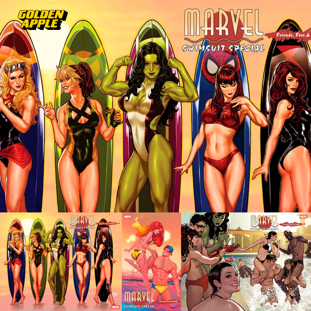 Marvel Swimsuit Special Friends, Foes & Rivals #1 A1 Cover Set Of