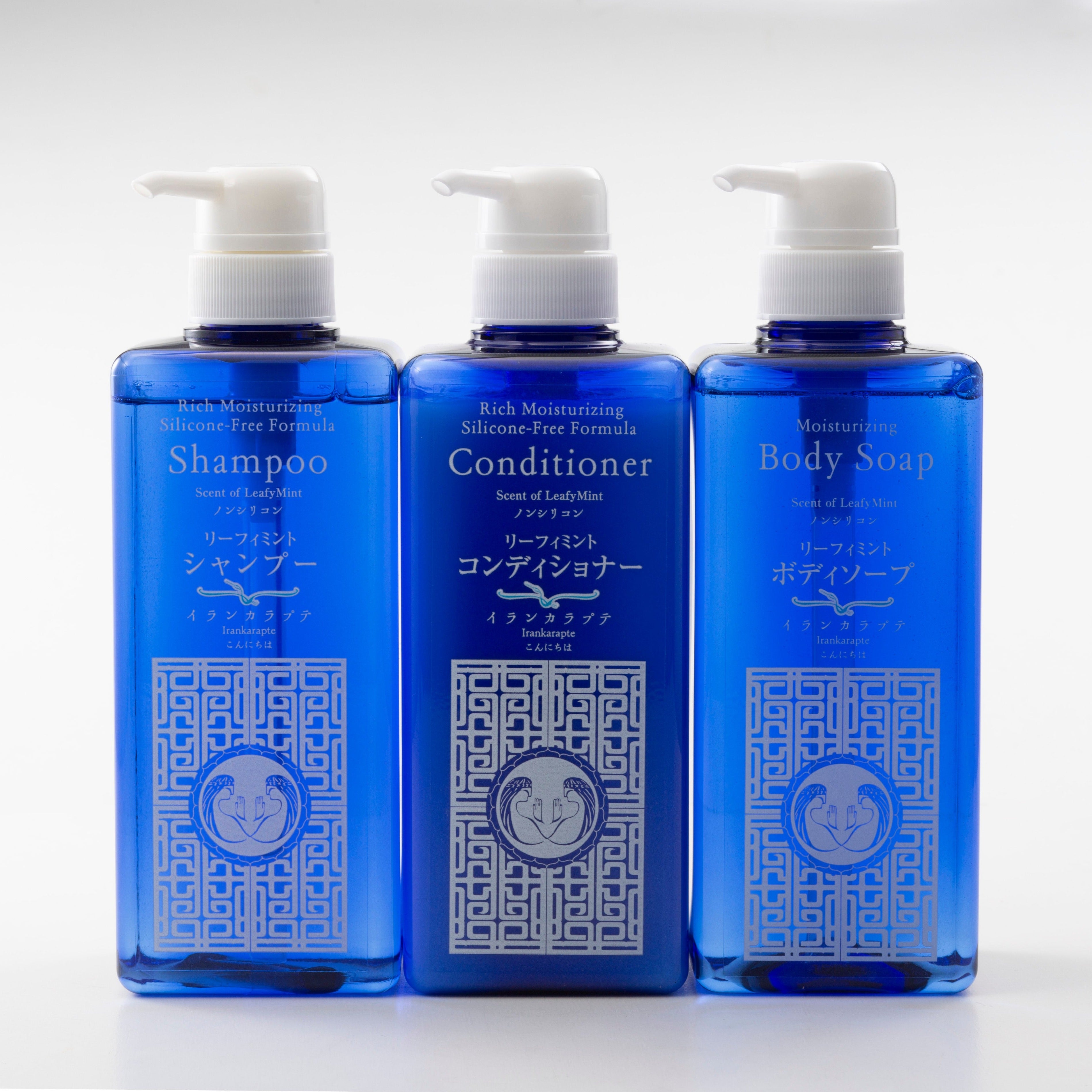 シャンプー・コンディショナー・ボディソープセット リーフィミント