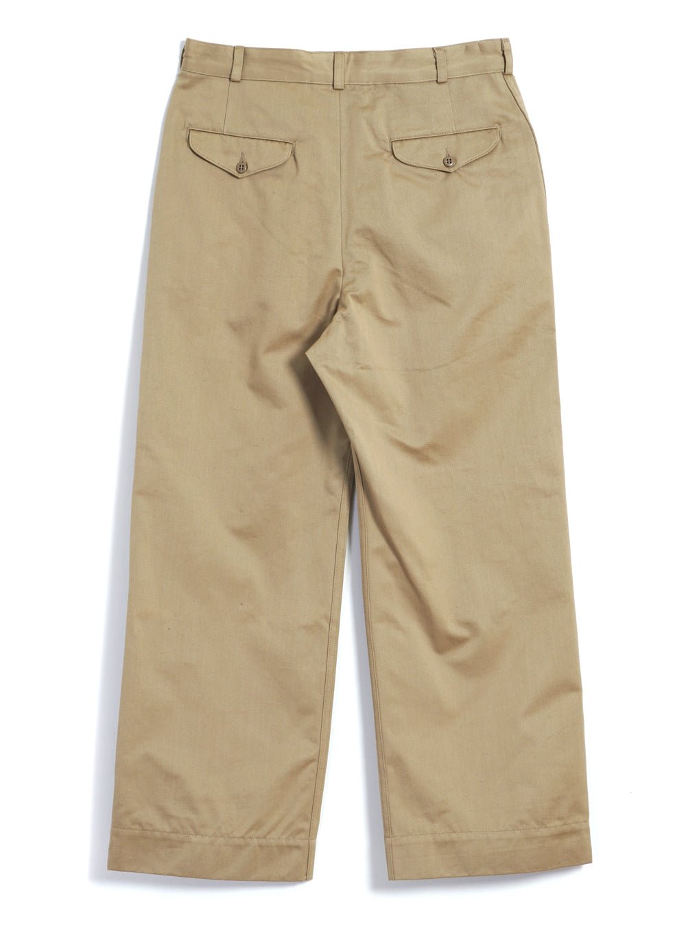 OFFICER CHINO | Wide Fit Chino Pants | Khaki – HANSEN Garments