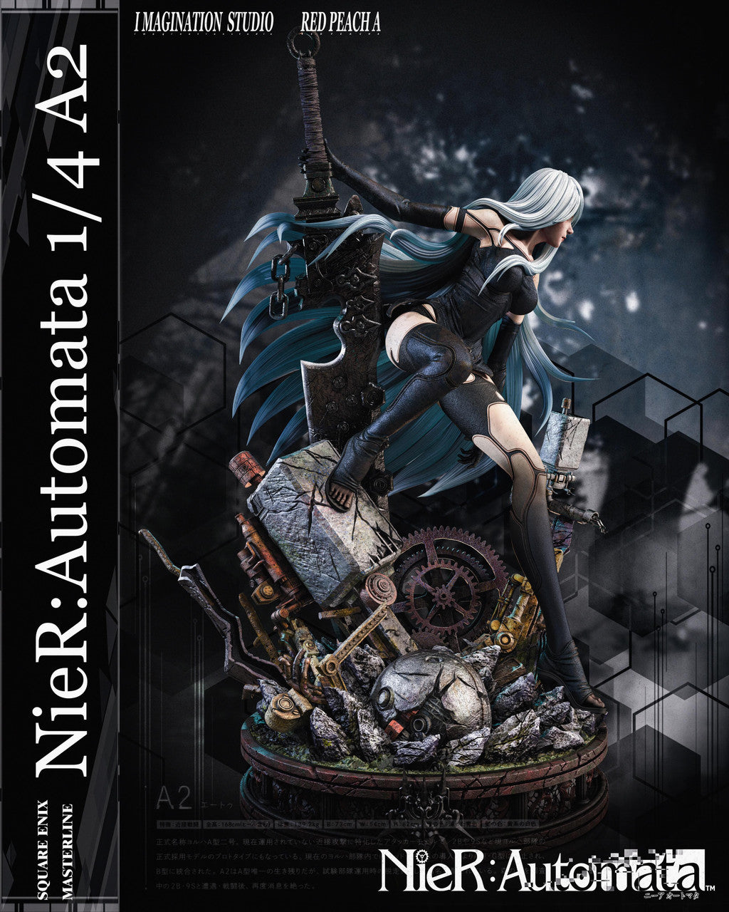 Nier: Automata - A2 | 1:4 Resin Statue | by Imagination Studio