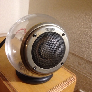 ガラス玉スピーカー2: はらぺこアウトドア