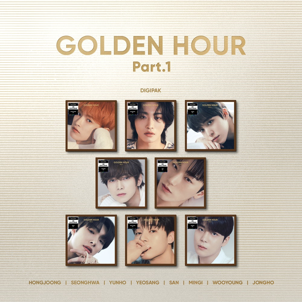 ATEEZ - GOLDEN HOUR : Part.1 - UK Exclusive (Digipak) – hello82.shop