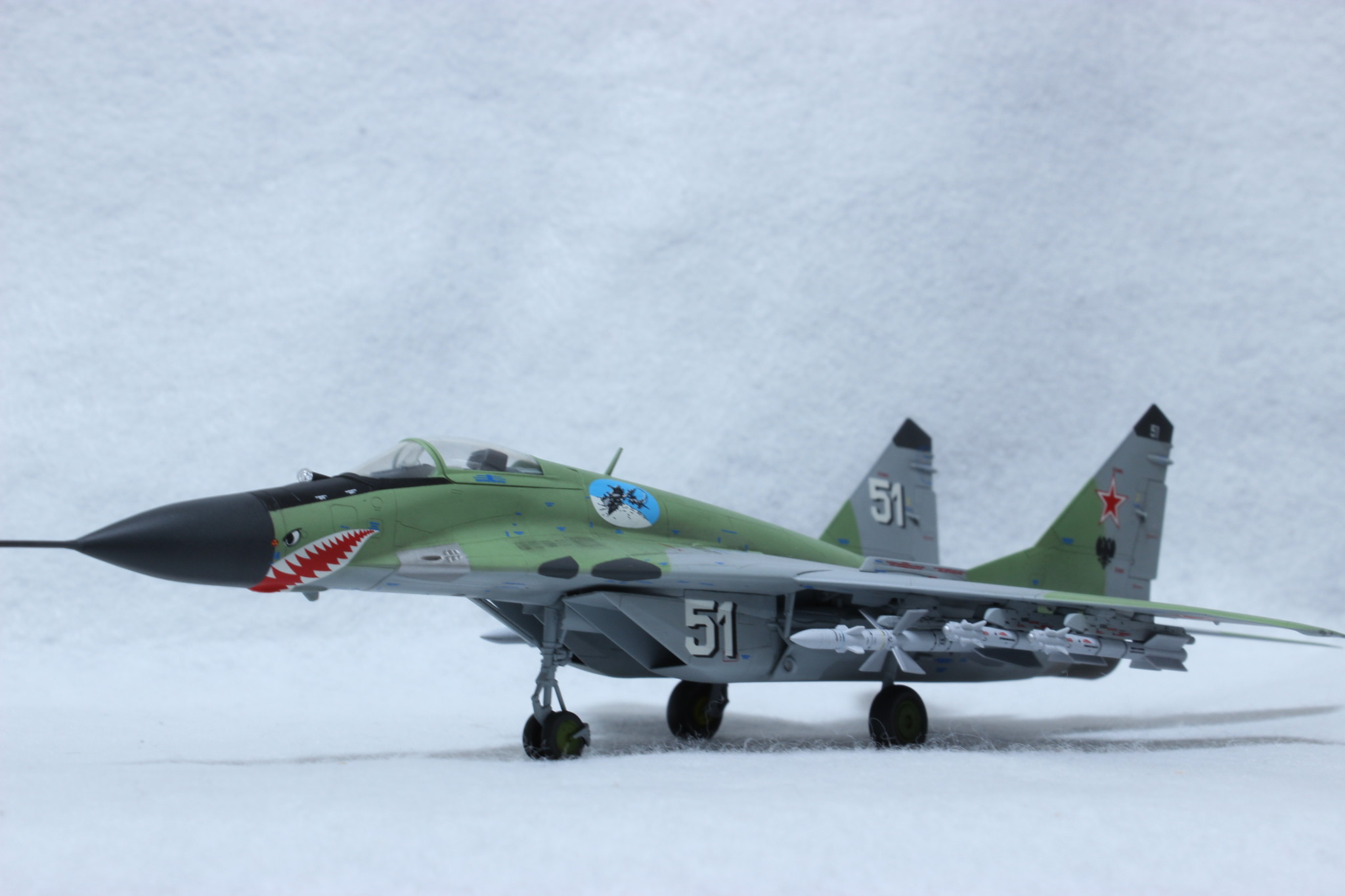 1/72 MiG-29(9-13) ズベズダ 作例 | ひつじ模型製作所