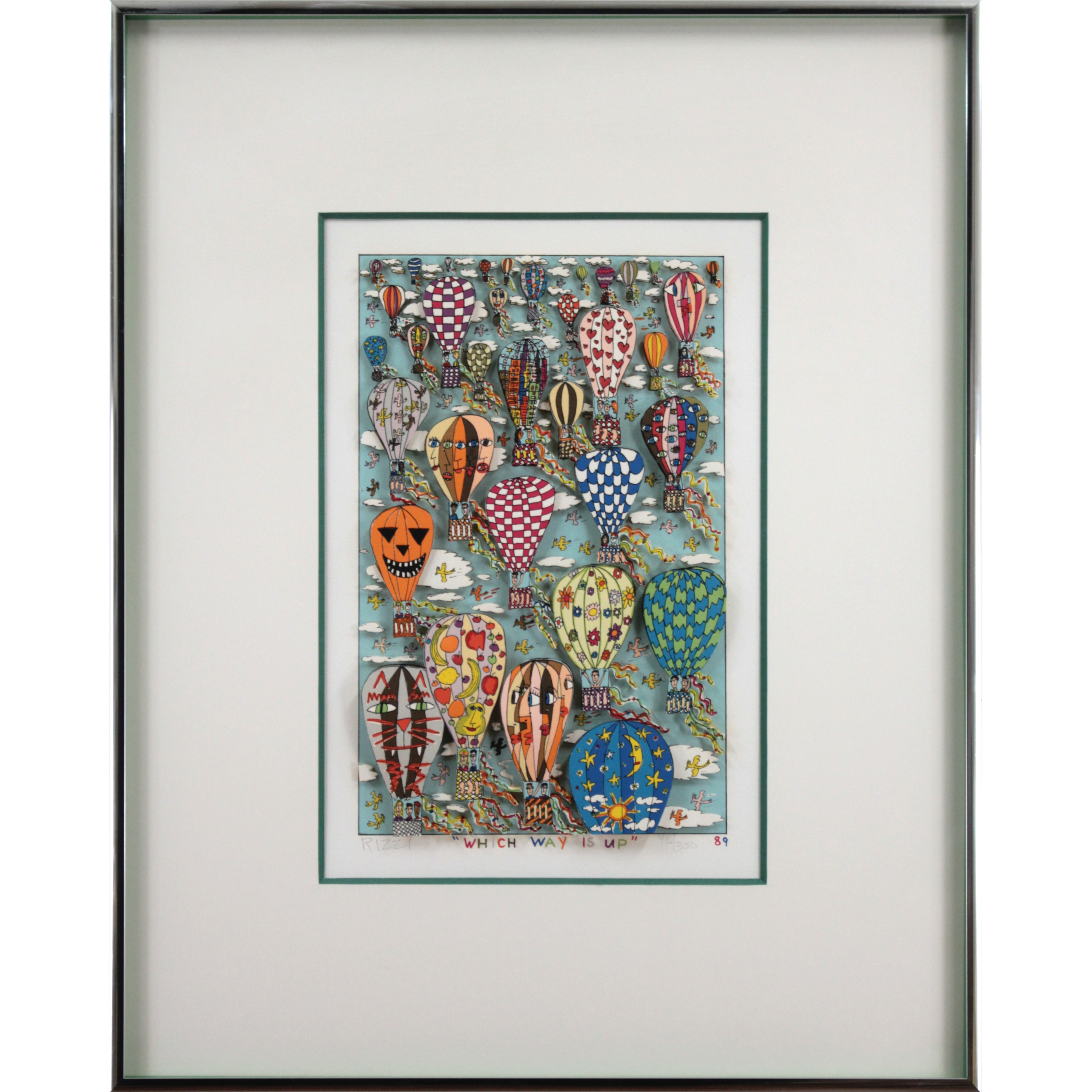 ジェームス・リジィ 『Which way is up』 シルクスクリーン - 北海道画廊