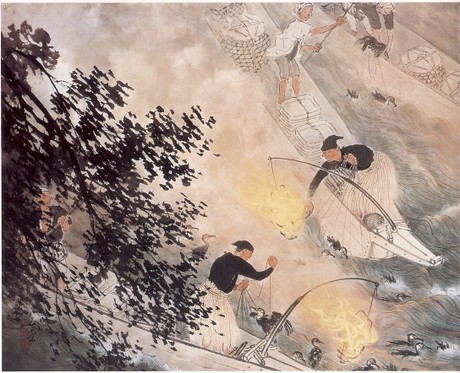 川合玉堂の'鵜飼'の最高傑作がやっと登場！: いづつやの文化記号