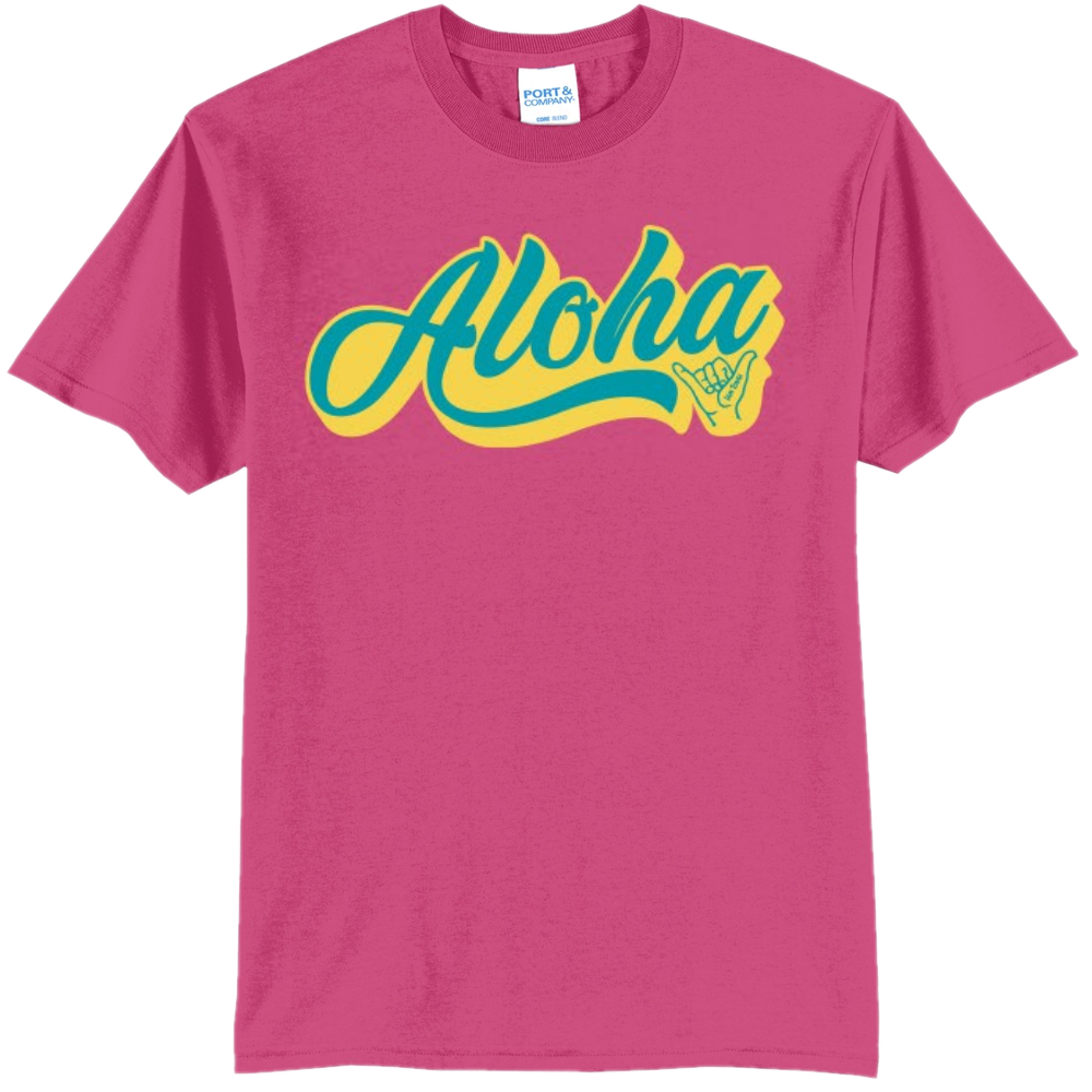 Hot Pink Aloha Tee – Iam Tongi