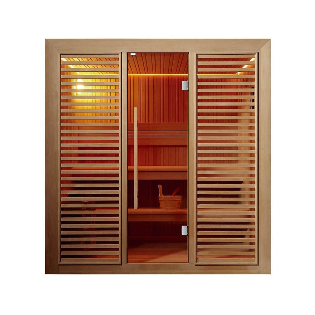 屋内サウナ | 3-4人用 | J-WSD-1504 | Bluetoothスピーカー搭載 | 自宅