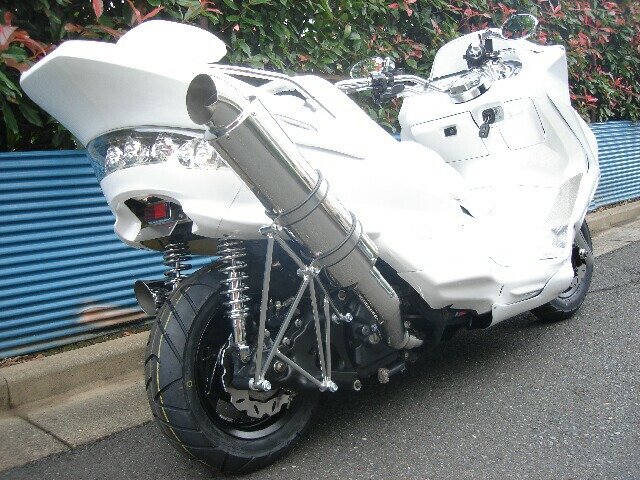 マジェスティC 250 極太カチ上げマフラー新品□送料無料 | ビッグ