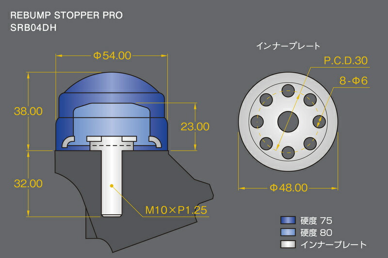 GENB ストロークストッパーMAX 3〜4インチ SSB01MH □ハイエース