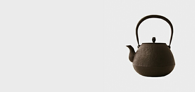 南部鉄器 鉄瓶 / 南部鉄瓶 / 釜定 / 錆び仕上げ 秋の実肌 [ やかん