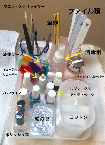 ネイリスト検定 2級 テーブルセッティング例 | 福岡県久留米市 ネイル