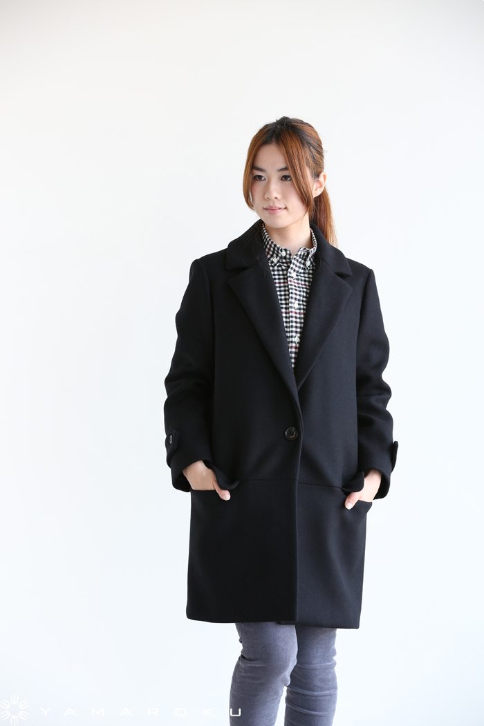 Kaon（カオン）バックフリルチェスターコート | YAMAROKU New Arrival