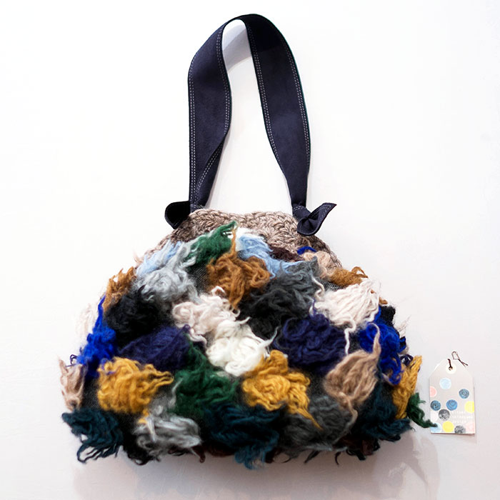 ミナペルホネン×ヒトミシノヤマ pot-au-feu bag/ポトフバッグ #blue
