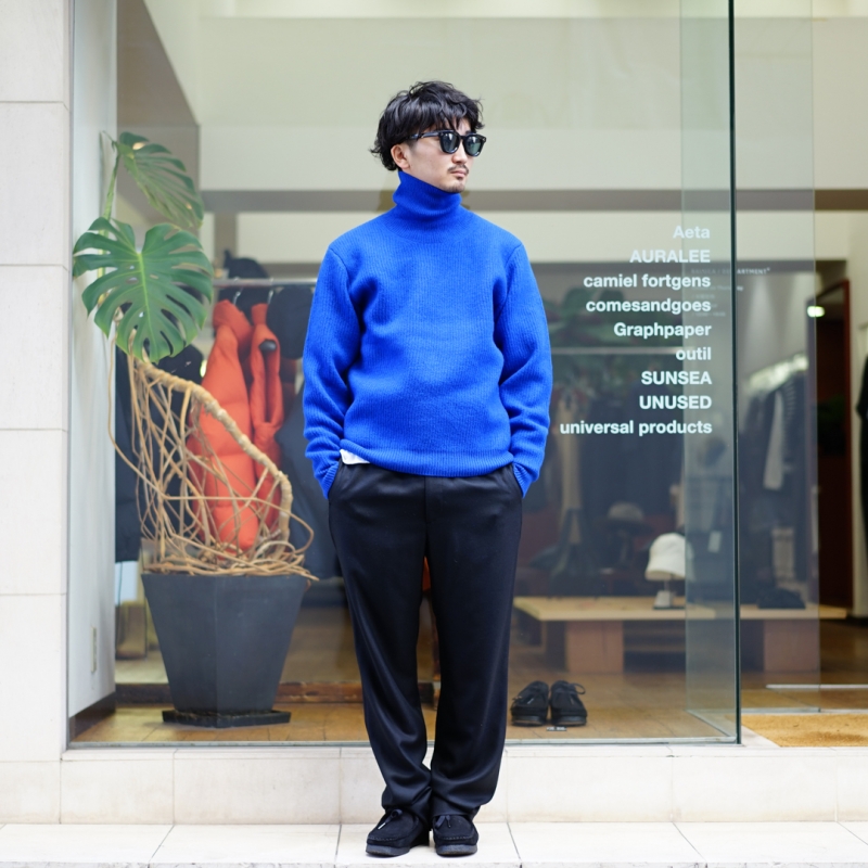 AURALEE(オーラリー)23AW Collectionの新作、 Milled French Merino