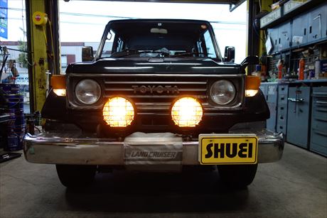 ランクル77にフォグランプ | 4WD・四駆カスタム シューエイの毎日