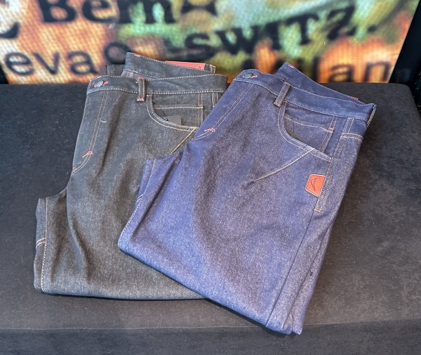 秋冬用デニム】K-1329 エクスパンドウインドカットデニム：KUSHITANI