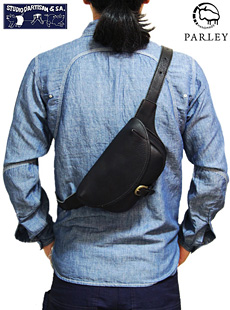 STUDIO D'ARTISAN × PARLEY 7129 オールレザーウエストバッグ 再入荷