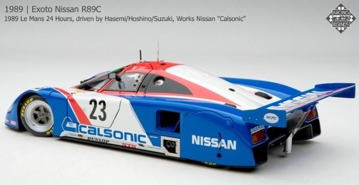 エグゾト 1/18 モデルカー 1989 #23 ニッサン R89C ルマン24時間耐久