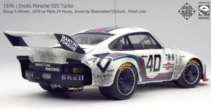 エグゾト 1/18 モデルカー 1976 #40 ポルシェ 935 ターボ グループ5