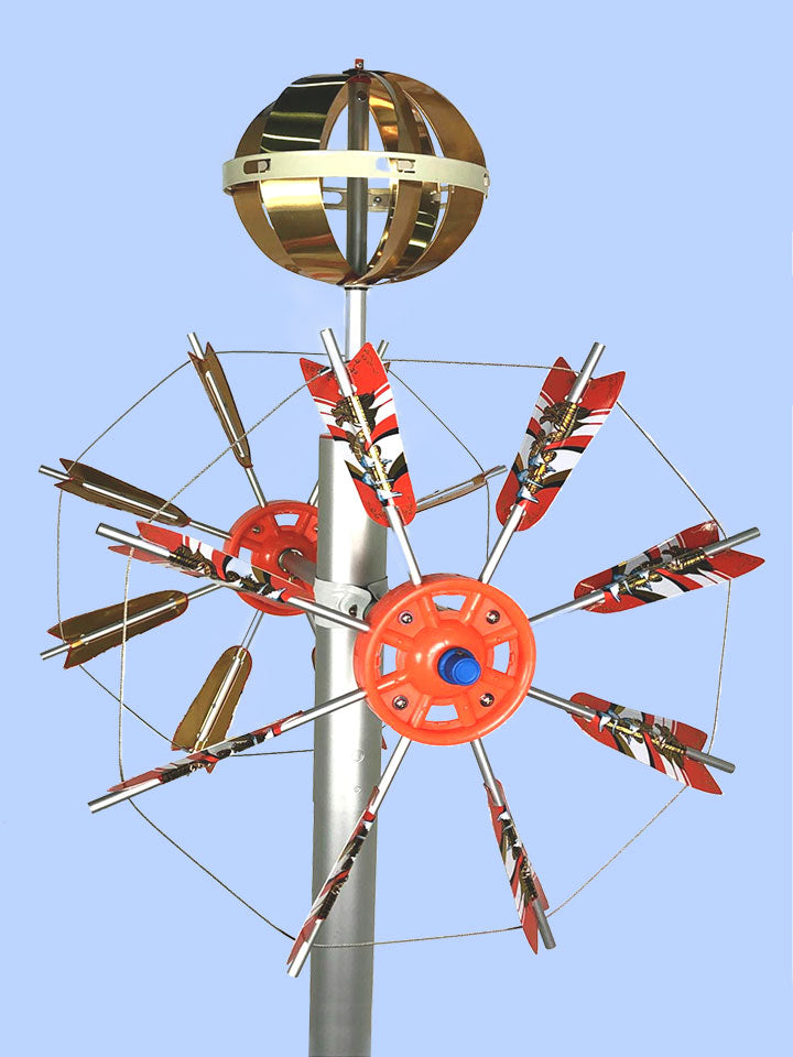 五月幟備品 鯉のぼり用矢車単品6m以上の鯉のぼりセット用 簡単矢車