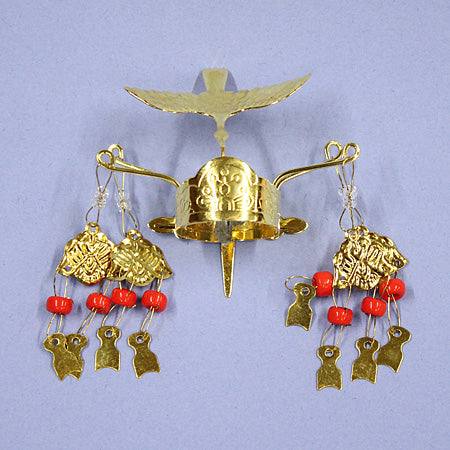 最終値下げ 8点セット 雛人形小道具 天冠飾り お姫様冠 雛人形天冠