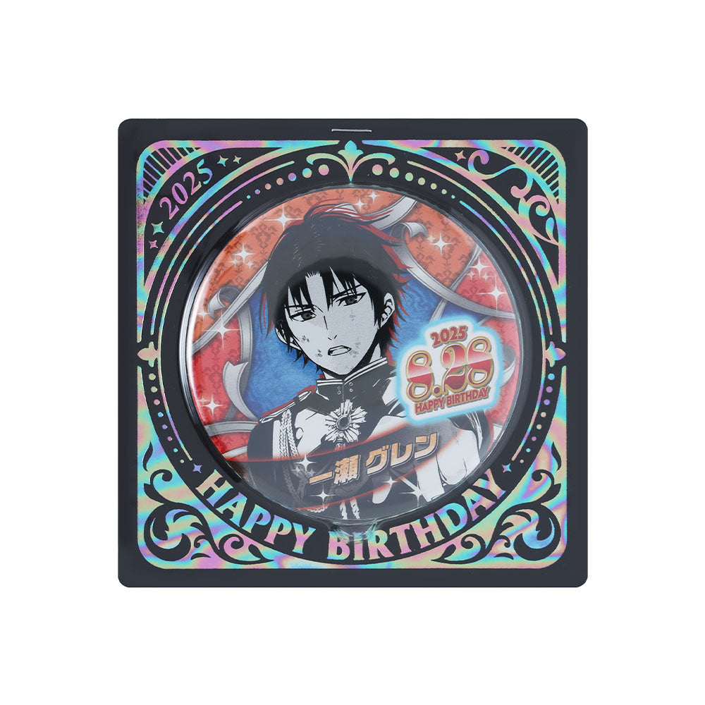 終わりのセラフ パール紙缶バッチ 深夜 終わりのセラフ パール紙缶