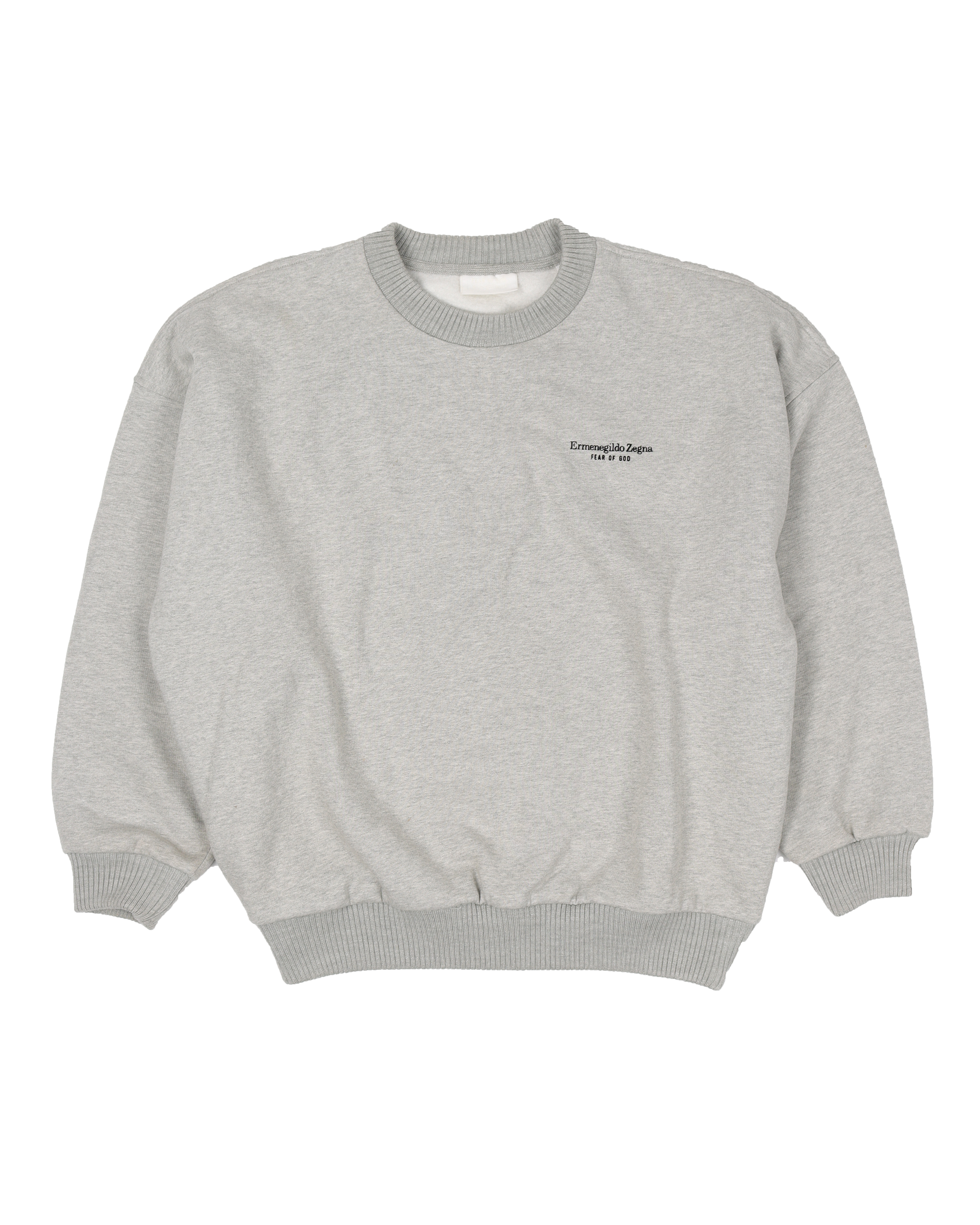 Fear Of God x Ermenegildo Zegna Cotton Blend Souvenir Crewneck