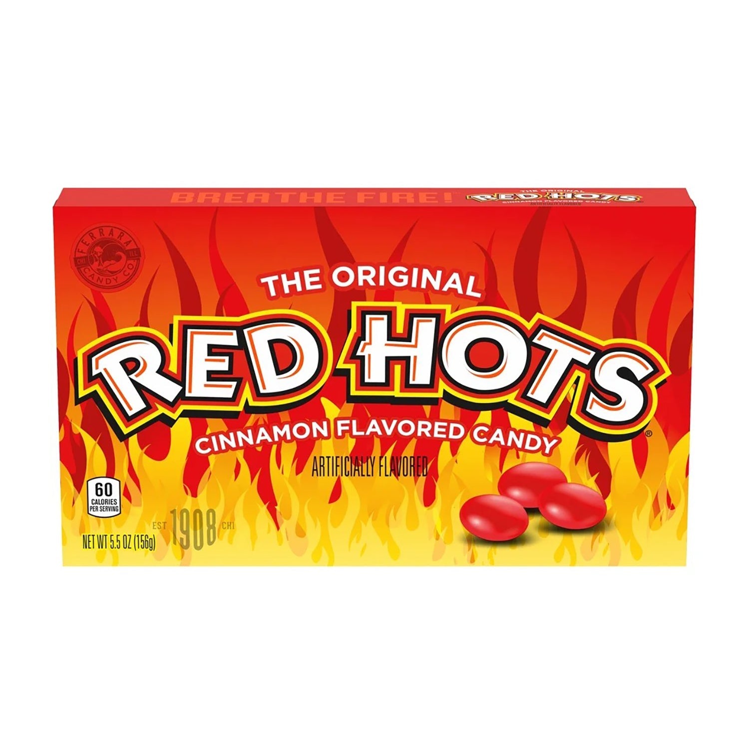 Ferrara Red Hots Box | 5.5oz, 12ct, Case – Jack's Candy