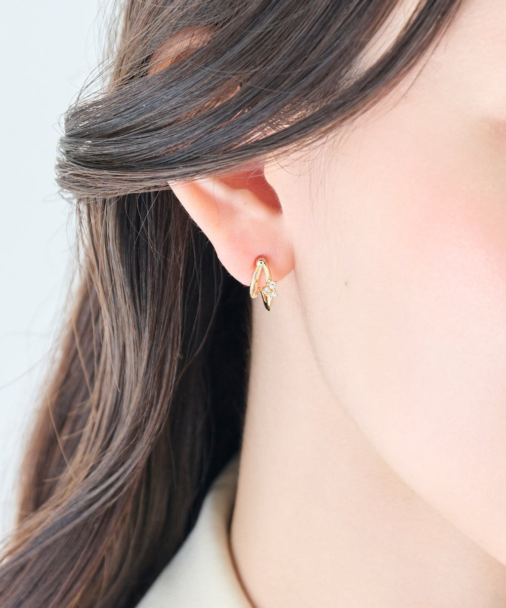 Phoebe/フィービィー】 【金属アレルギー対応】シャイニーダブルハーフ