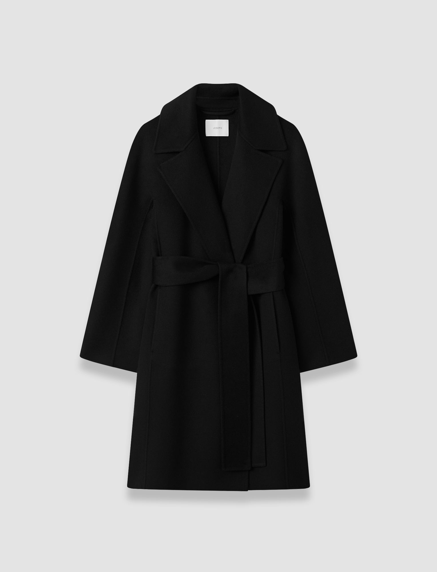 Costana Double Face Cashmere Coat in Black | JOSEPH US
