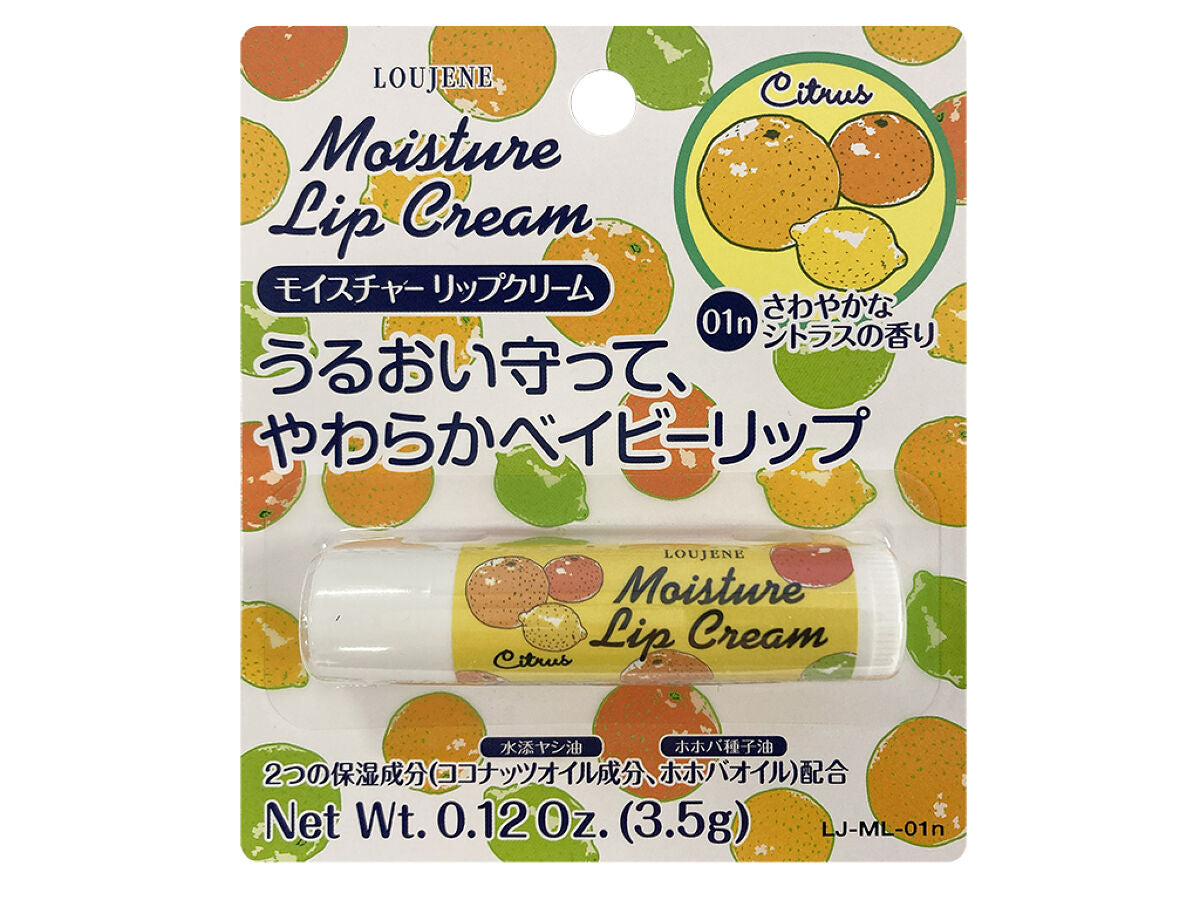 LJ モイスチャー リップクリーム 01nシトラスの香り×3．5g×1