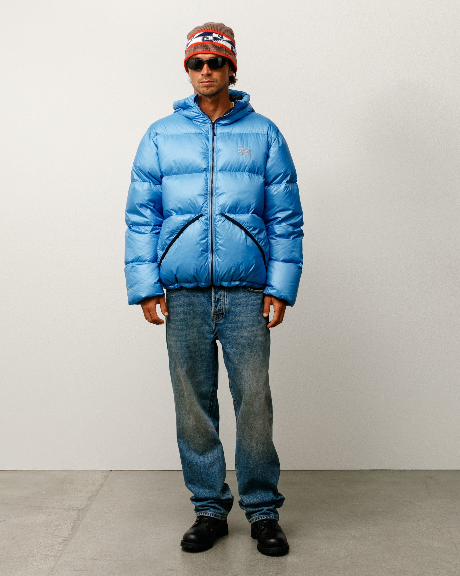 Micro Ripstop Down Parka – Sky Blue | Outerwear | Stüssy Japan
