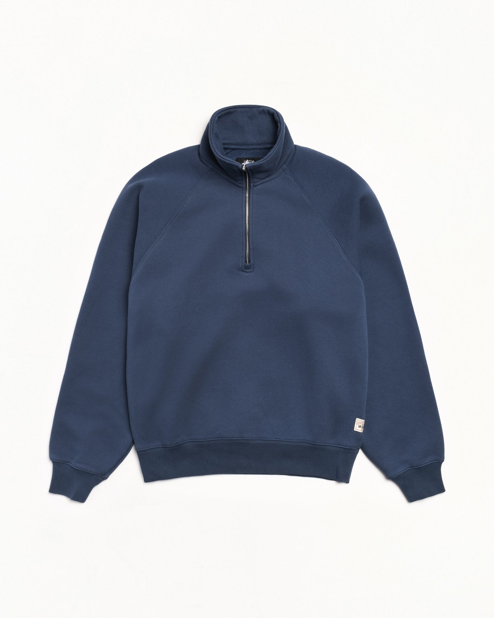 Relaxed Half Zip – Navy | Sweats | Stüssy Japan