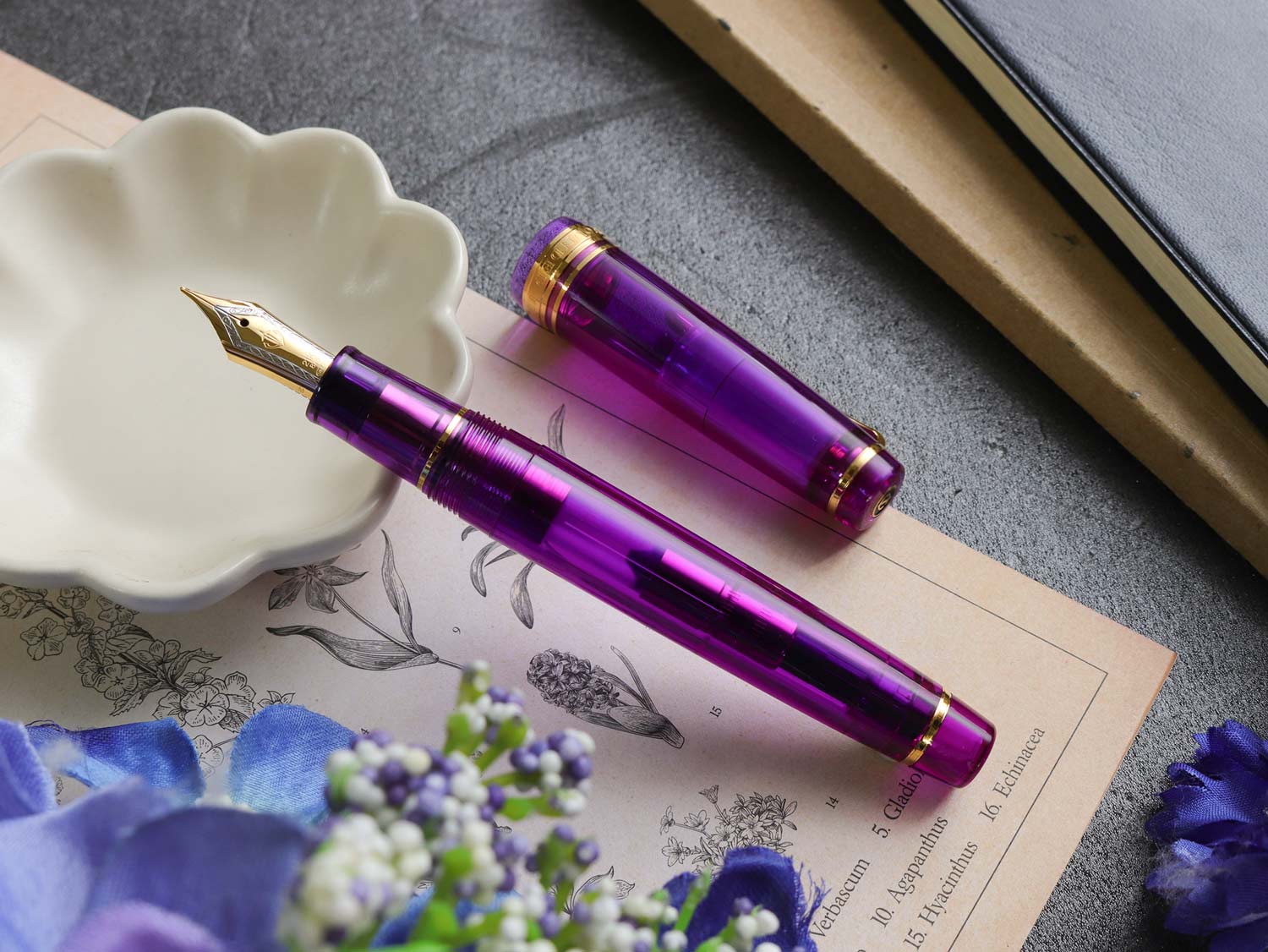 プロフェッショナルギア21金・ラベンダー Fountain Pen | ワンチャー