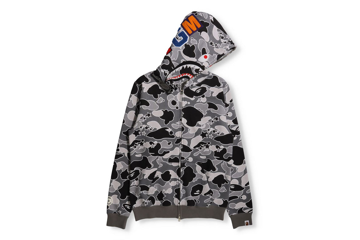 STA CAMO SHARK FULL ZIP HOODIE | bape.com