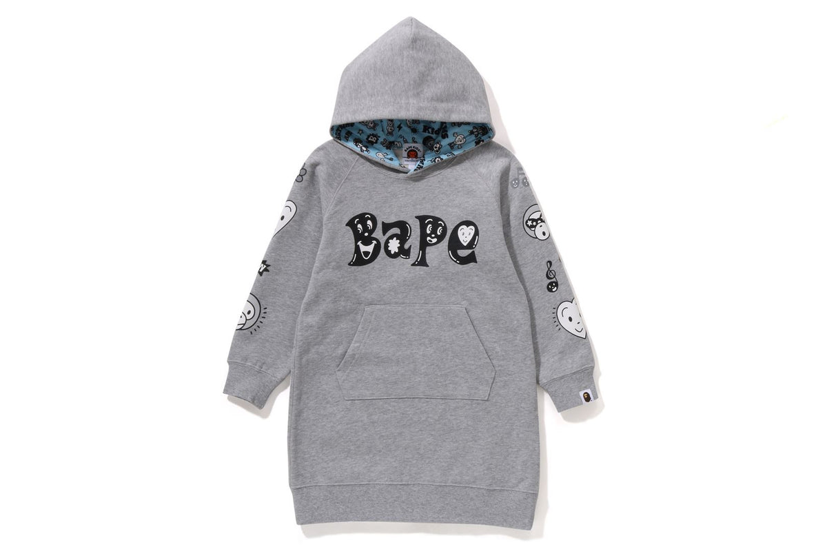 BAPE KIDS X CHOCOMOO 】HOODIE ONEPIECE | bape.com