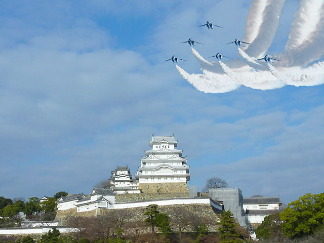 姫路城大天守保存修理事業「平成の大修理」完成記念式典/姫路城ブルー