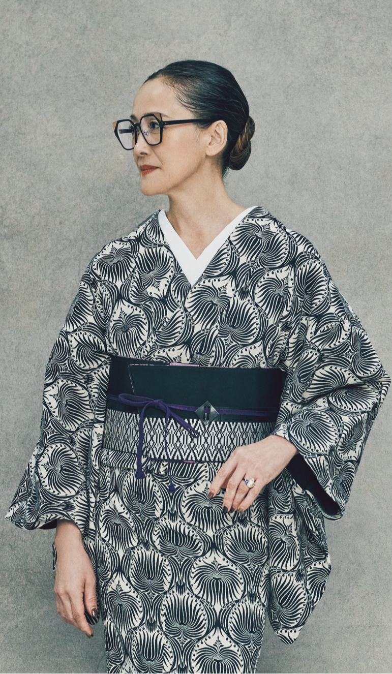 受注生産］帯ベルト｜一本独鈷 黒｜KAPUKI｜ 博多織｜ 正絹