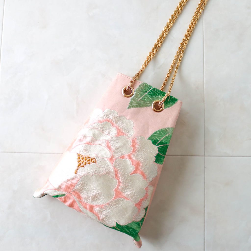 バッグ】帯リメイクのミニチェーンバッグ | KIMONO atelier KISE